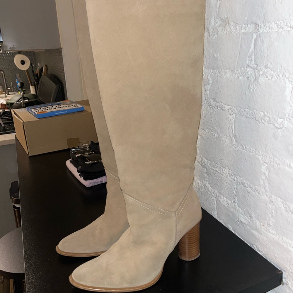 Zara suede tall boots